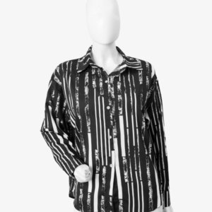 Black and White Striped Shirt